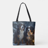 Berner Sneeuwslee Christmas decoratie Tote Bag (Achterkant)