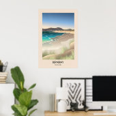 Berneray Schotland Reisposter Poster (Thuiskantoor)