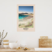 Berneray Schotland Reisposter Poster (Keuken)
