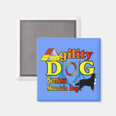 Bernese Agility Gifts Magneet (Voorkant / Achterkant)