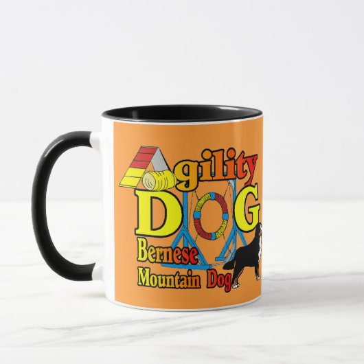 Bernese Agility Gifts Mok (Links)