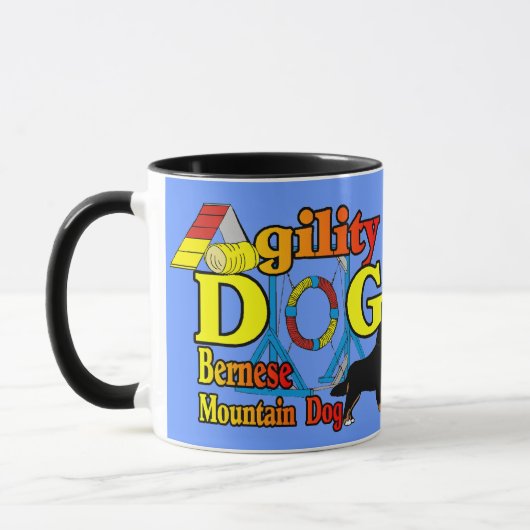 Bernese Agility Gifts Mok (Links)