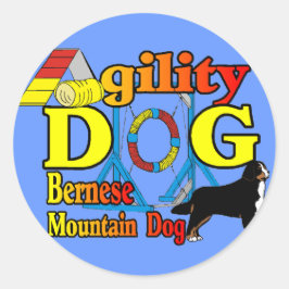 Bernese Agility Gifts Ronde Sticker