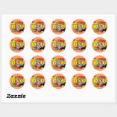 Bernese Agility Gifts Ronde Sticker (Vel)
