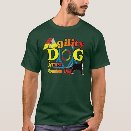 Bernese Agility Gifts T-shirt (Voorkant)