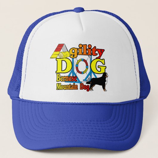 Bernese Agility Gifts Trucker Pet (Voorkant)
