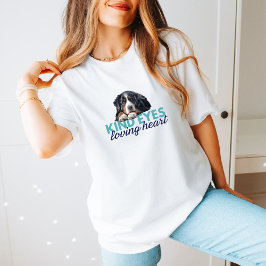 Bernese Beauty: Kind Eyes, Loving Heart Cute Tee T-shirt