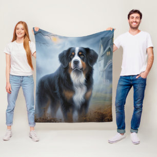 Bernese berg Halloween eng Fleece Deken