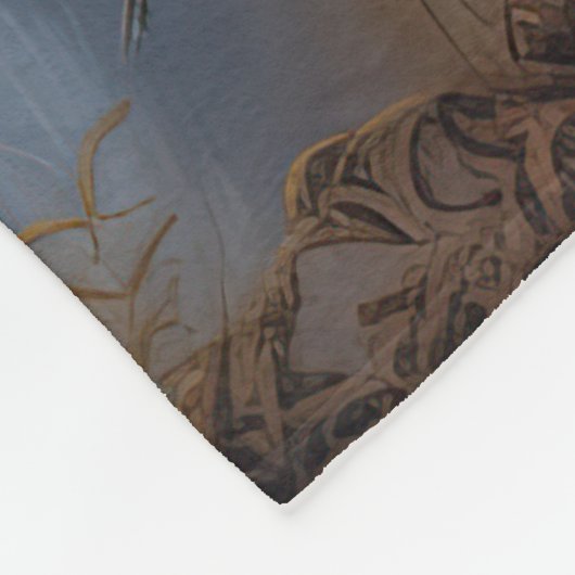 Bernese berg Halloween eng Fleece Deken (Hoek)