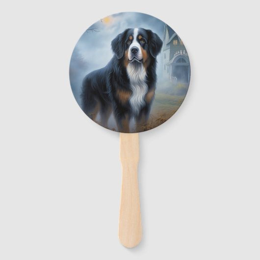Bernese berg Halloween eng Handwaaier (Achterkant)
