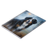 Bernese berg Halloween eng Notitieboek (Linkerzijde)