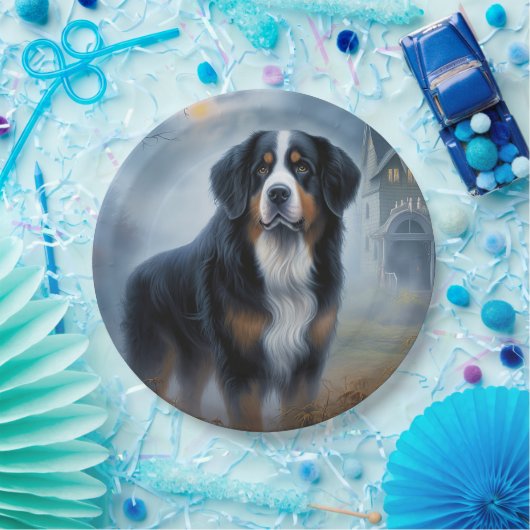 Bernese berg Halloween eng Papieren Bordje (Feest)