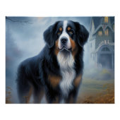 Bernese berg Halloween eng Perfect Poster (Voorkant)