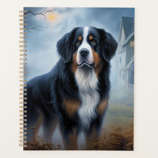 Bernese berg Halloween eng Planner (Voorkant)