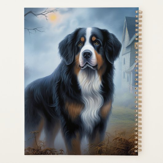 Bernese berg Halloween eng Planner (Achterkant)