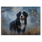 Bernese berg Halloween eng Snijplank (Voorkant)
