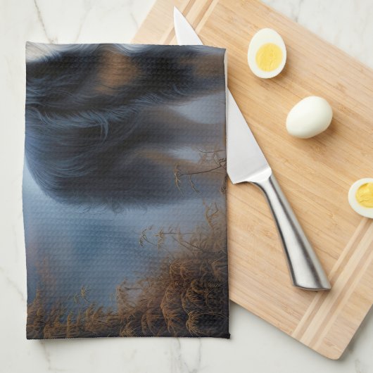 Bernese berg Halloween eng Theedoek (Quarter Fold)