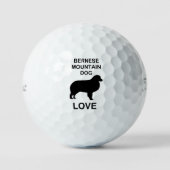 bernese berg hond liefde golfballen (Voorkant)