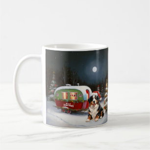 Bernese Berg Karavaan Kerst Avontuur Koffiemok