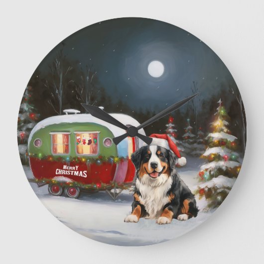 Bernese Berg Karavaan Kerstmis Avontuur Grote Klok (Voorkant)