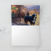 Bernese Berg Kerstfeest Seizoen Kaart (Binnen)