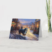 Bernese Berg Kerstfeest Seizoen Kaart (Voorkant)