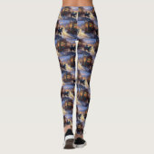 Bernese Berg Kerstfeest Seizoen Leggings (Achterkant)