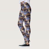 Bernese Berg Kerstfeest Seizoen Leggings (Links)