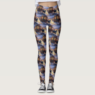 Bernese Berg Kerstfeest Seizoen Leggings