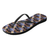 Bernese Berg Kerstfeest Seizoen Teenslippers (Schuin)