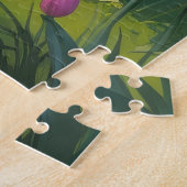 Bernese Berg Lentebloemen Schilderij Legpuzzel (Zijkant)