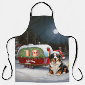 Bernese Bergcaravan Kerstavontuur Schort (Voorkant)