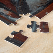 Bernese Berghond Achtbaan Kerst  Legpuzzel (Zijkant)