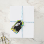 Bernese Berghond Aquarel Kunst Schilderij Cadeaulabel (Met Touw)