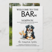 Bernese Berghond Bar Menu (Voorkant / Achterkant)