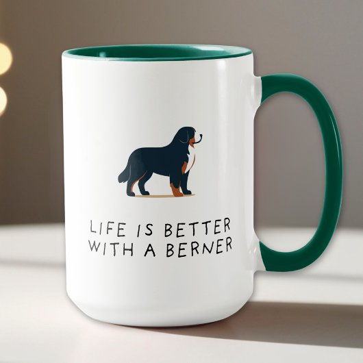 Bernese Berghond beter met een Berner Mok