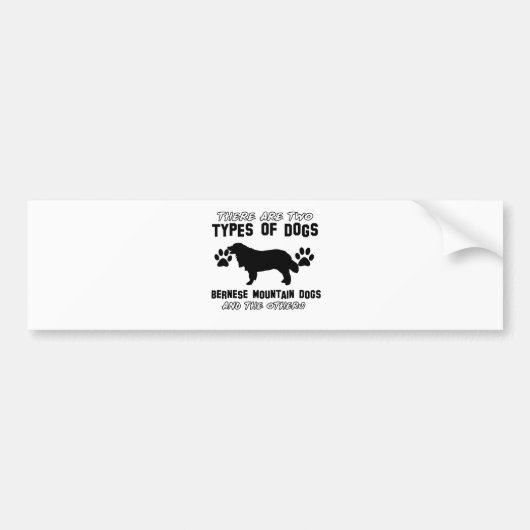 Bernese berghond cadeau items bumpersticker (Voorkant)