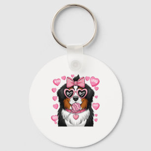Bernese Berghond Coquette Hond Dierenliefhebber Ei Sleutelhanger