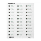 Bernese Berghond Eucalyptusblad Krans Etiket (Full Sheet)