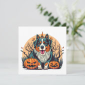 Bernese Berghond Griezelige Halloween (Staand voorkant)