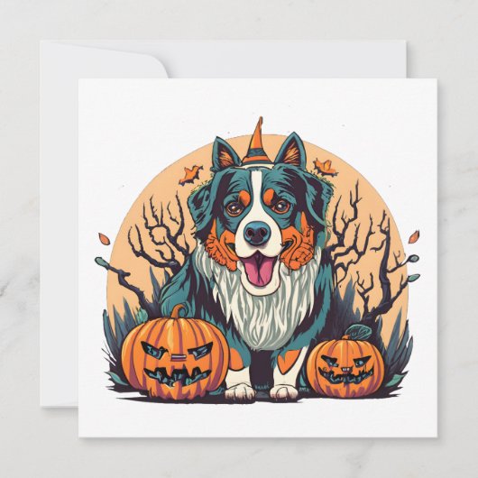 Bernese Berghond Griezelige Halloween (Voorkant)