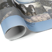 Bernese Berghond Groep Cadeaupapier (Rol Hoek)