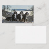 Bernese Berghond Groep Visitekaartje (Voorkant / Achterkant)