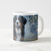 Bernese Berghond Halloween Griezelen Grote Koffiekop (Voorkant rechts)