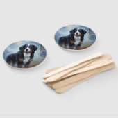 Bernese Berghond Halloween Griezelen Handwaaier (Niet-gemonteerd)