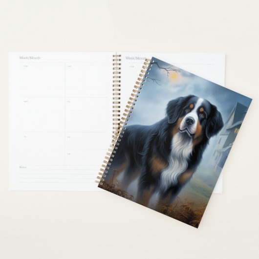Bernese Berghond Halloween Griezelen Planner (Display)