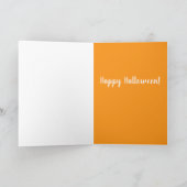 Bernese Berghond Halloween Herfst Kaart (Binnen)