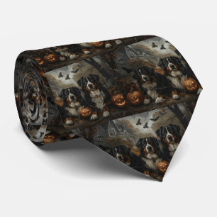 Bernese Berghond Halloween Nacht Hond Delight Stropdas