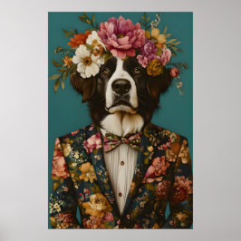Bernese Berghond in pak Poster, Bernese Poster