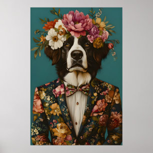 Bernese Berghond in pak Poster, Bernese Poster